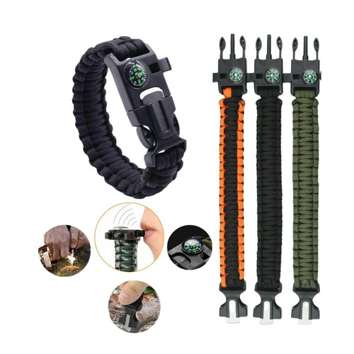 Paracord survival bracelet - paracord,