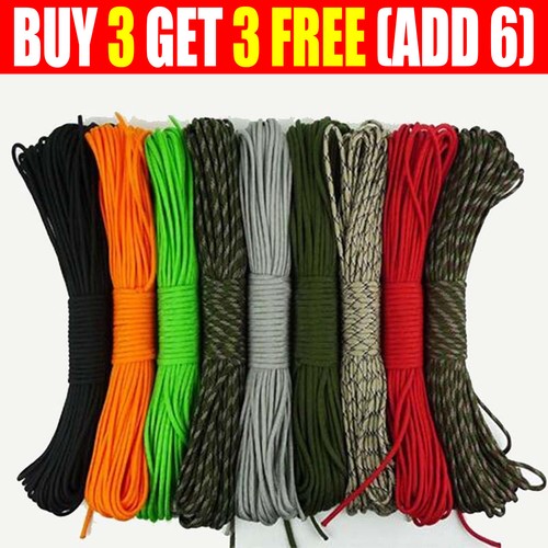 4mm paracord 100ft - paracord, camping